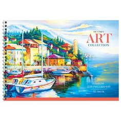 Альбом для рисования А4, 32л ArtSpace "Путешествия. Art collection" (100 г/кв.м, спираль) 6шт. (А32сп_36058)