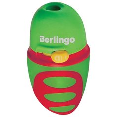 Точилка ручная пластиковая Berlingo Riddle (1 отверстие, c регулятором заточки грифеля, с контейнером) (BBp_15014)