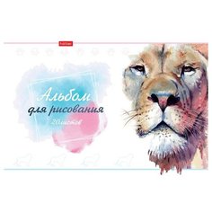 Альбом для рисования А4, 20л Hatber "Мир полон нежности" (100 г/кв.м, скрепка) 12шт. (20А4В)