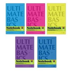 Блокнот А5, 40 л., скоба, обложка пластик, клетка, Альт, "CAMBRIDGE" (4 вида), 3-40-480