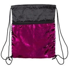 №1 School Мешок для обуви пайетки 1117681/1117682, фуксия