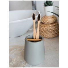Стакан для зубных щеток "GRAY" PROFFI HOME PH10873
