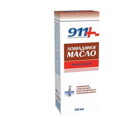 911+ Маска-бальзам для волос Лошадиное масло, 150 мл