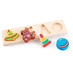 Деревянная игрушка Томик "Доска вкладыш", Игрушки (451)