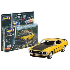 Набор со сборной модель. спорткар 1969 Boss 302 Mustang Revell