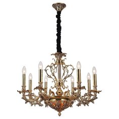 Подвесная люстра Lucia Tucci Firenze 1780.8.2 Antique Gold