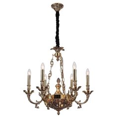 Подвесная люстра Lucia Tucci Firenze 1781.6.2 Antique Gold