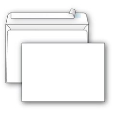 Конверт почтовый C5 Packpost Ecopost (162х229, 80г, стрип) белый, 1000шт.