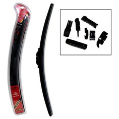 Щетка стеклоочистителя бескаркасная "AUTOVIRAZH" AV-250 380 мм-15" премиум, 7 адапт. /50