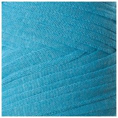 Пряжа-шнур YarnArt "Ribbon", 40% полиэстер, 60% хлопок, 125м/250 гр (763 голубая Бирюза)