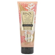 BISOU Скраб для тела Золотой, 230 мл, 230 г