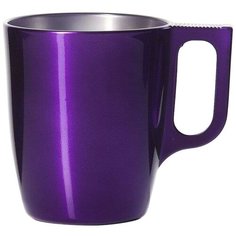 Кружка Luminarc Flashy Colors, 250 мл, фиолетовый/серебристый