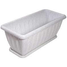 Ящик для растений Martika Фелиция 40см мрамор