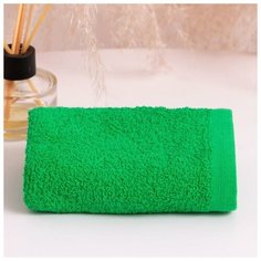 Полотенце махровое ГК 30х50 см, 06-045, зеленый, хлопок 100%, 360г/м2 6945517 Текстиль центр