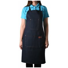 TNL PROFESSIONAL TNL, фартук с карманами (джинсовый синий)