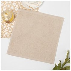 Полотенце махровое 50х80 см, кремовый, хлопок 100%, 360 г/м2 4443635 Текстиль центр