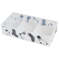 Коробка для белья 30*15*7 CM (6 ячеек) "рыжий КОТ" PSB-02/6-P