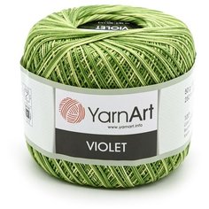 Пряжа YarnArt Violet Melange 50гр 282м (100% мерсеризированный хлопок) (0188 меланж) 6 шт