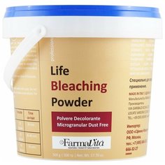 Пудра LIFE для обесцвечивания волос FARMAVITA синяя 500 г