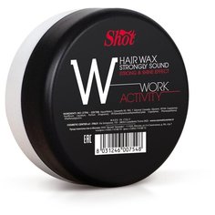 Shot Воск Work Activity Hair Wax Strongly Shine Effect, сильная фиксация, 100 мл