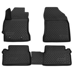 Коврики 3D в салон TOYOTA Auris 2013, 4 шт. (полиуретан) Element