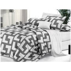 Комплект постельного белья 1.5 спальный сатин тетрис эльф