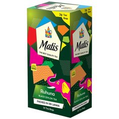 Чай черный Matis Ruhuna в пакетиках, 25 шт.