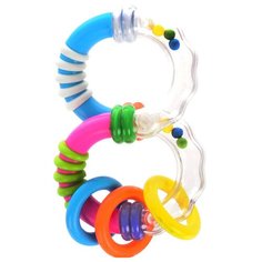 Погремушка Ути-Пути Гремелки-звенелки Восьмерка разноцветный