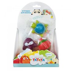 Игрушки для ванной ЯиГрушка "Акула, рыбка, черепашка"