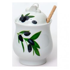 Баночка для меда с ложкой Guterwahl "Оливка" (арт 102-05078)