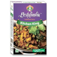 Cмесь специй универсальная Bestofindia "Kitchen King", натуральная без соли, 100 гр