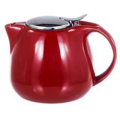 Чайник заварочный Elrington "Felicita", вишневый, глянцевый, 750 мл