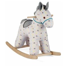 Качалка мягкая Тутси "Зефирка" (серый/принт "горох)