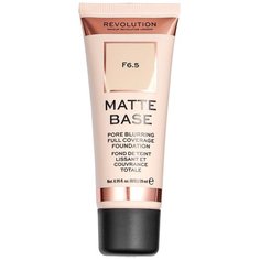REVOLUTION Тональный крем Matte Base Foundation, 28 мл, оттенок: F6.5