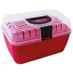 Переноска Lilli Pet Birdy & Bunny для грызунов, 29х19х18см, красная