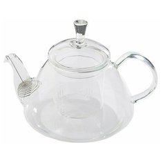 Заварочный чайник из жаропрочного стекла "Колокольчик" с колбой и пружинкой-фильтром в носике, 1100 мл Wintergreen Tea&Coffee