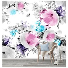 F01303 Фотообои Флизелиновые с виниловым покрытием "Цветы", 300 x 270 см Barton Wallpapers