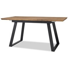 Стол раскладной Maryland 120-160, орех/черный I Modern