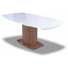 Стол раскладной Madagascar, белый/орех I Modern