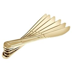 BOYSCOUT Ножи PREMIUM цветзолото одноразовые пластиковые 6 шт в упаковке 48 (61715)