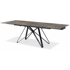 Стол раскладной Butterfly 180-260, темная керамика I Modern
