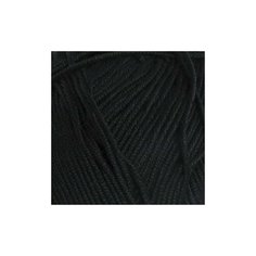 Пряжа для вязания ПЕХ Летняя (100% Мерсеризованный хлопок) 5х100г/330м цв.002 черный Пехорка ПЕХ.летн.002