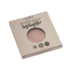 PuroBIO Пудра-Хайлайтер Resplendent Highlighter рефил 04, золотисто-розовый