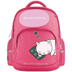 Рюкзак розовый с эргономичной спинкой "МУР-МУР" Bruno Visconti