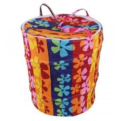 Корзина для игрушек Цветы 41*49 см, пакет Наша Игрушка
