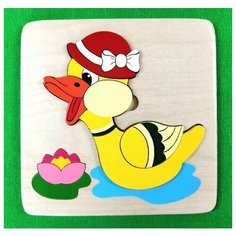 Мозаика-вкладыш Уточка, 4 дет Крона