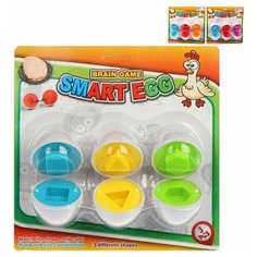 Сортер-яйцо, набор 6 предм., блистер Наша Игрушка