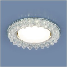 Встраиваемый точечный светильник с LED подсветкой Elektrostandard 3025 GX53 CL прозрачный