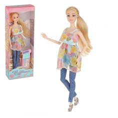 Игр. набор "Маленькая мама" в компл. кукла 30см, пупс, кор. Наша Игрушка