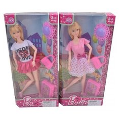 Игр. набор "Модница" в компл. кукла 30см, предметов 3шт, кор. Наша Игрушка